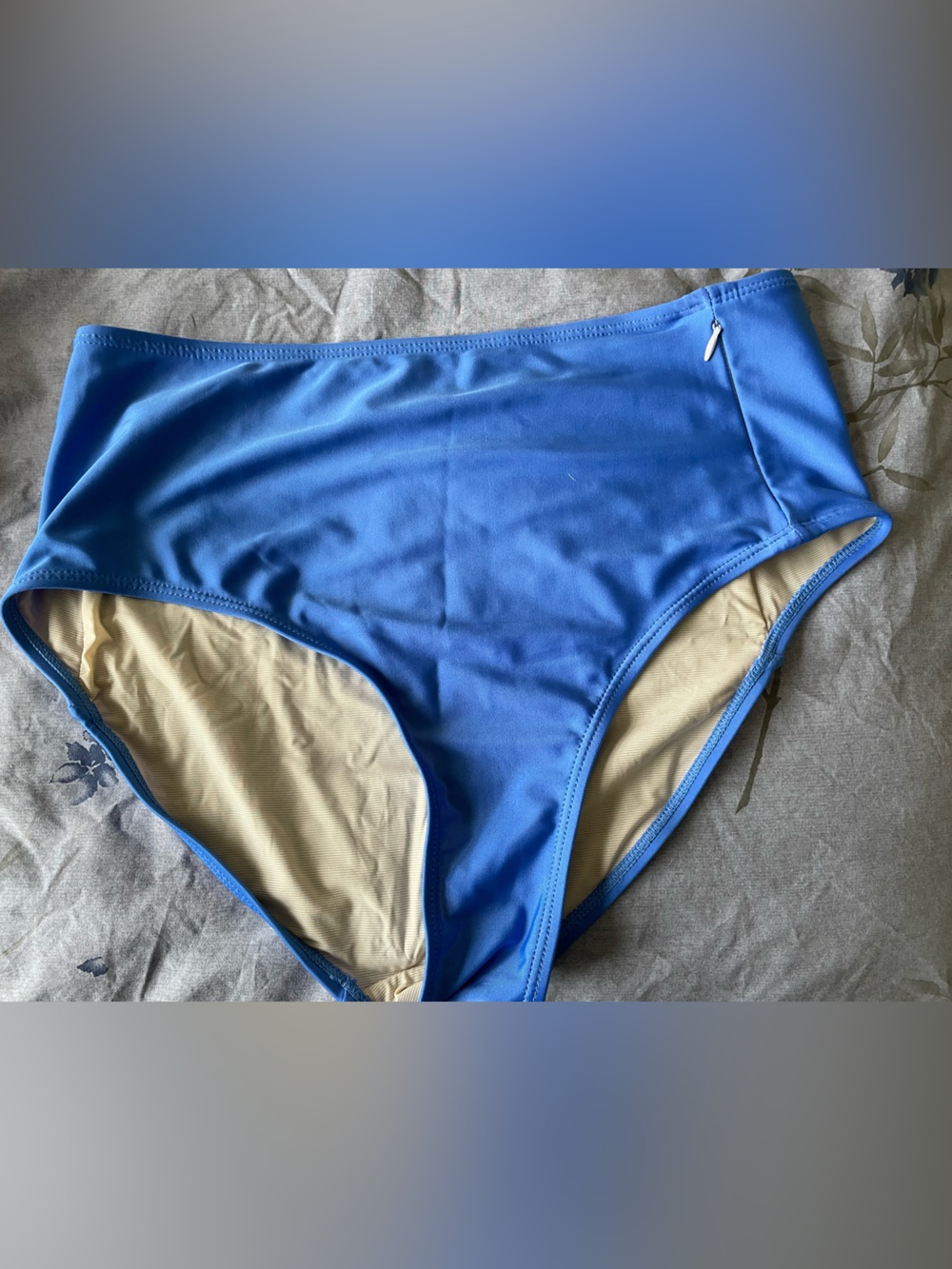 Blue high rise bikini bottom by nani